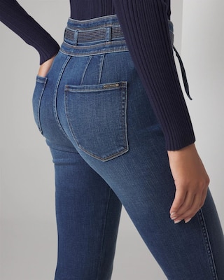 Extra High-Rise Everyday Soft Denim™ Belted Trapunto Flare